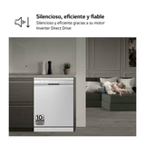 Lavavajillas LG DF355FW 60 cm Blanco