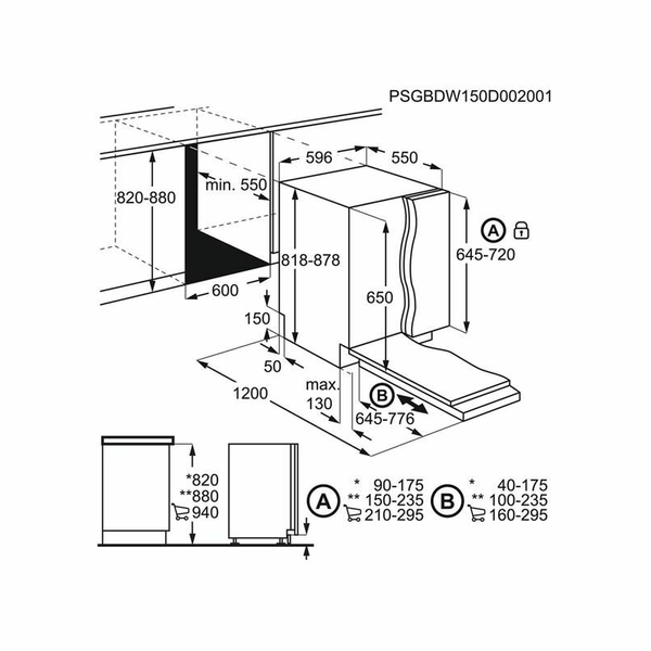Lavavajillas integrable AEG FSB53617Z 60 cm