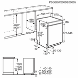 Lavavajillas integrable AEG FEE63606PM 60 cm
