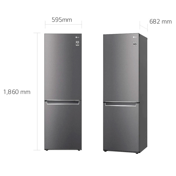 Frigorífico combi LG GBP61DSPGN Inox