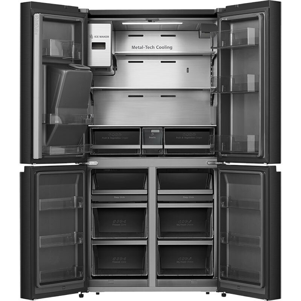Frigorífico Americano Hisense RQ760N4IFE Negro