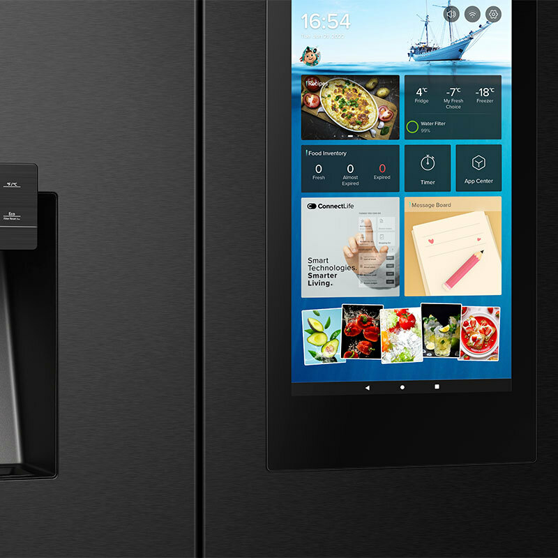 Frigorífico Americano Hisense RQ760N4IFE Negro