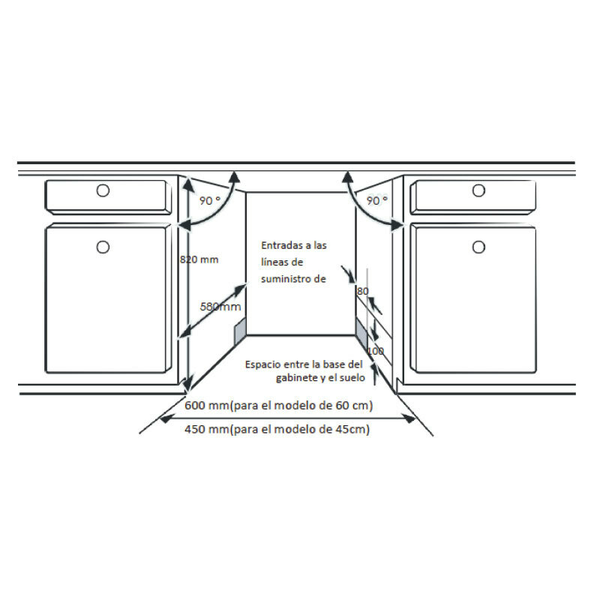 Lavavajillas Hisense HS623D10W 60 cm