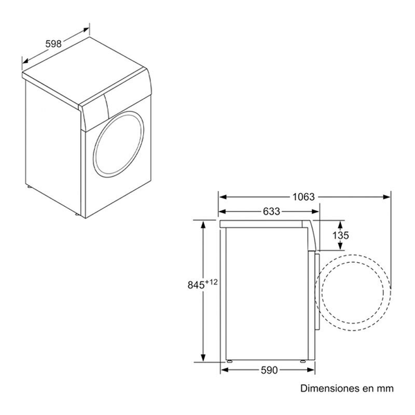 Lavadora Siemens WM14N290EP 9Kg