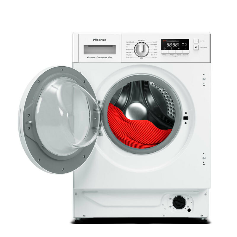 Lavasecadora integrable Hisense WD3M841BWIES 8Kg