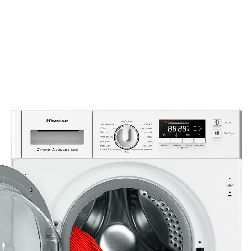 Lavasecadora integrable Hisense WD3M841BWIES 8Kg