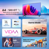 Televisor LED 100cm - 40'' Hisense 40A4N