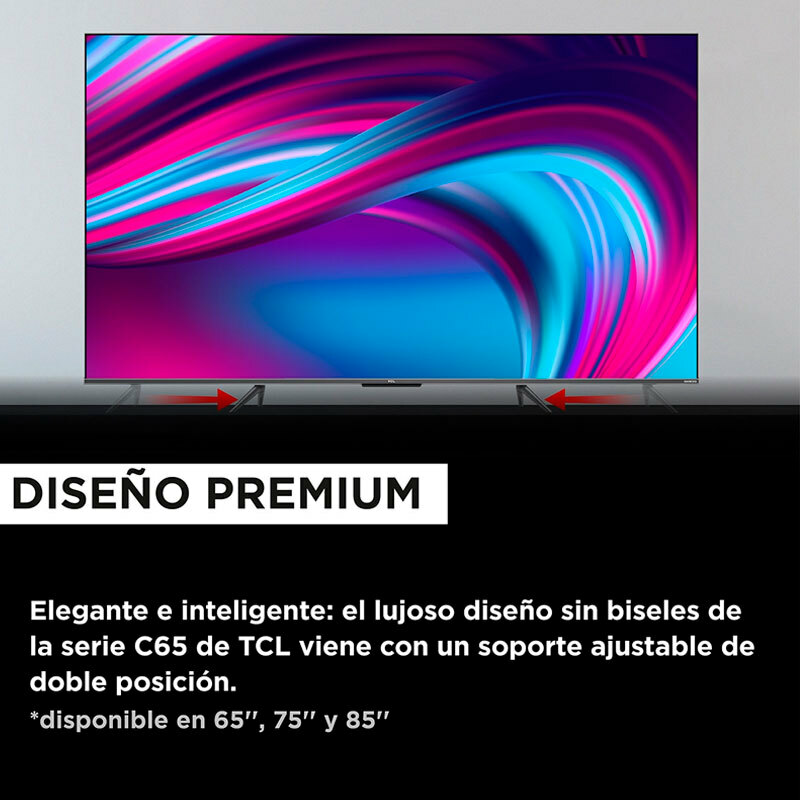 Televisor TCL 98C655 QLED 4K de 98 pulgadas