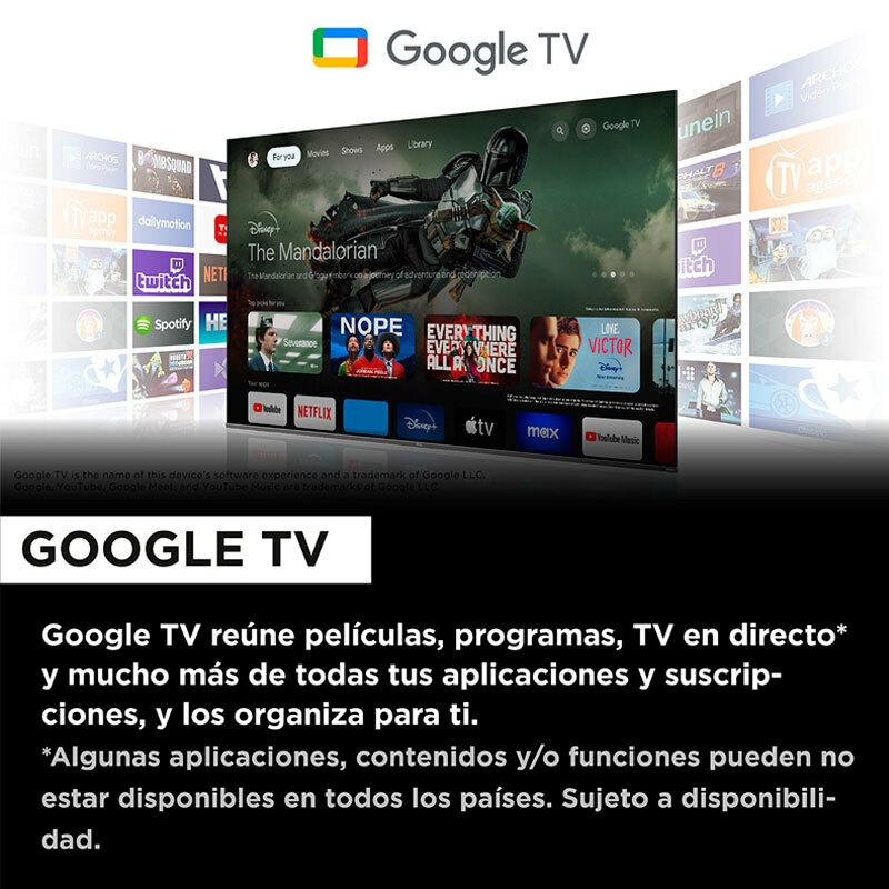Televisor TCL 98C655 QLED 4K de 98 pulgadas