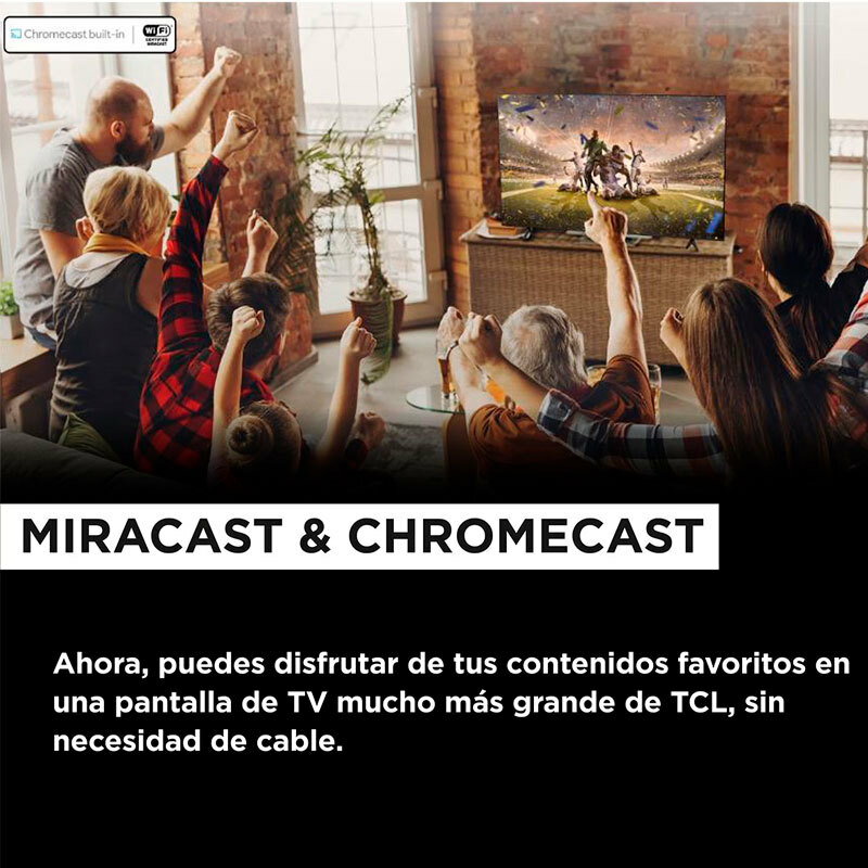 Televisor TCL 98C655 QLED 4K de 98 pulgadas