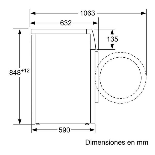 Lavadora Balay 3TS273BA 7Kg