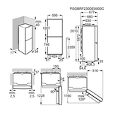 Frigorífico Combi AEG ORC8M361EE Negro