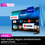 Televisor Hisense 40A5NQ QLED 4K de 40 pulgadas