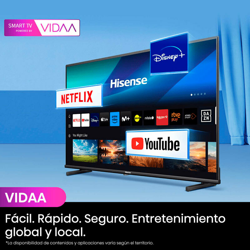 Televisor Hisense 40A5NQ QLED 4K de 40 pulgadas