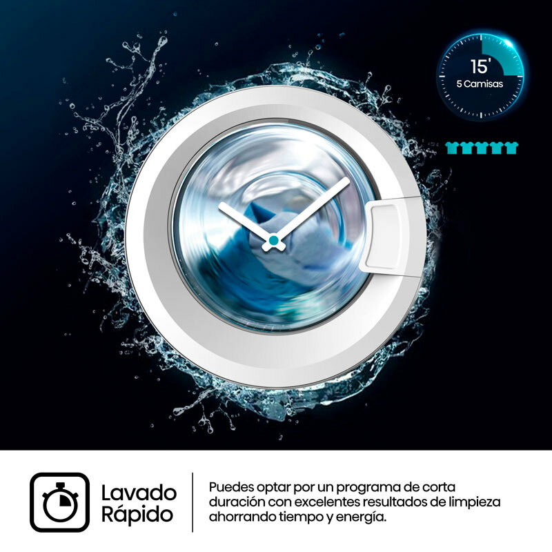 Lavadora integrable Hisense WF3M841BWIES 8Kg