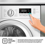 Lavadora integrable Hisense WF3M841BWIES 8Kg