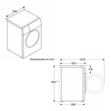 Lavadora Bosch WGH244A0ES 9Kg