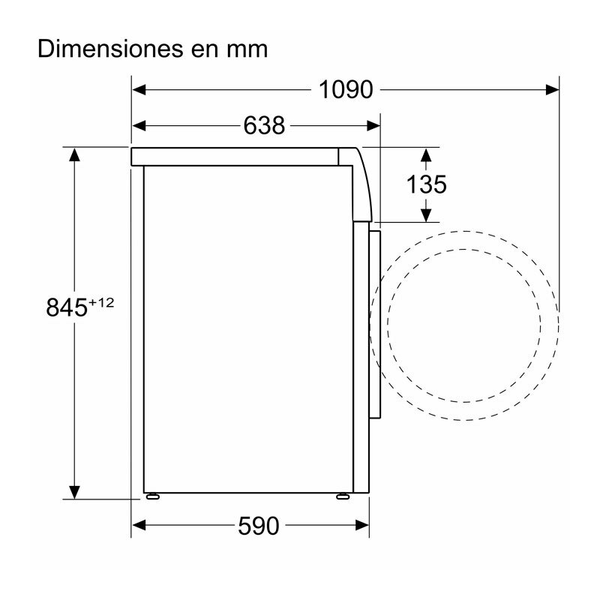 Lavadora Siemens WG54B2A1ES 10Kg