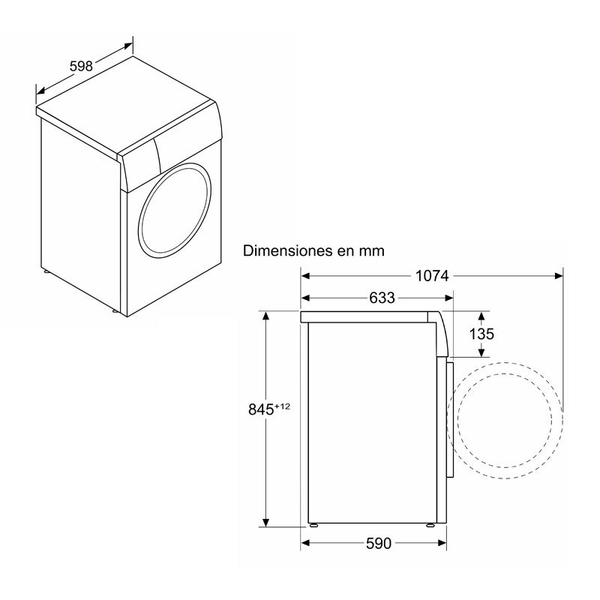 Lavadora Siemens WG44H2A0ES 9Kg