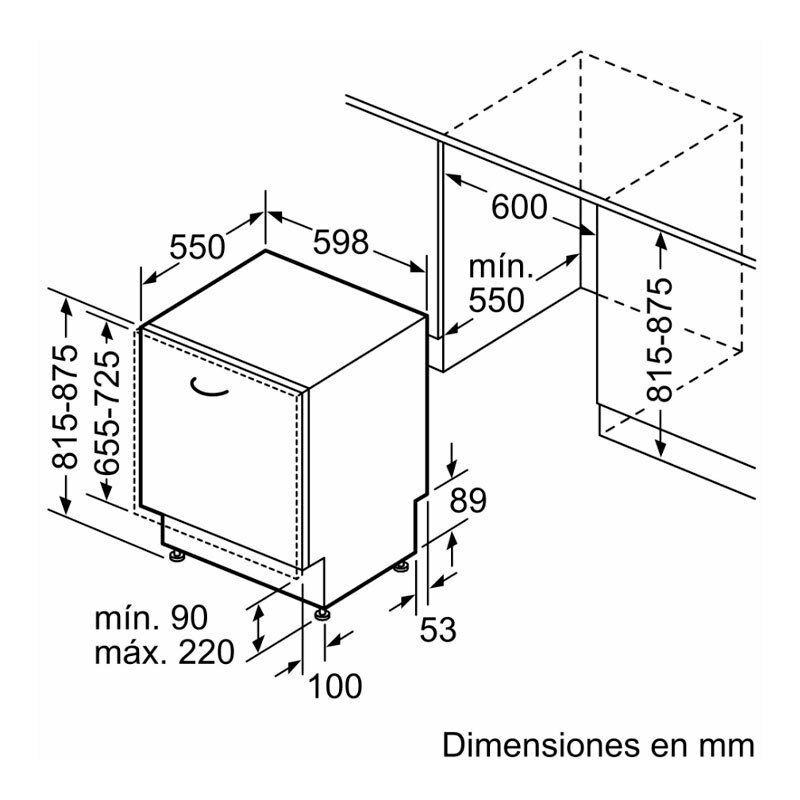 Lavavajillas integrable Balay 3VF6662SA 60 cm