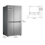 Frigorífico Americano LG GSBC40PYPE Inox