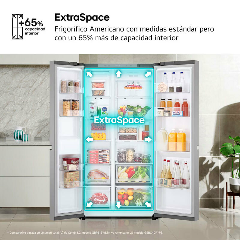 Frigorífico Americano LG GSBC40PYPE Inox