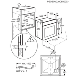 Horno Electrolux EOH4P56BX Inox