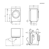 Lavasecadora AEG LWR7194M4B 8Kg