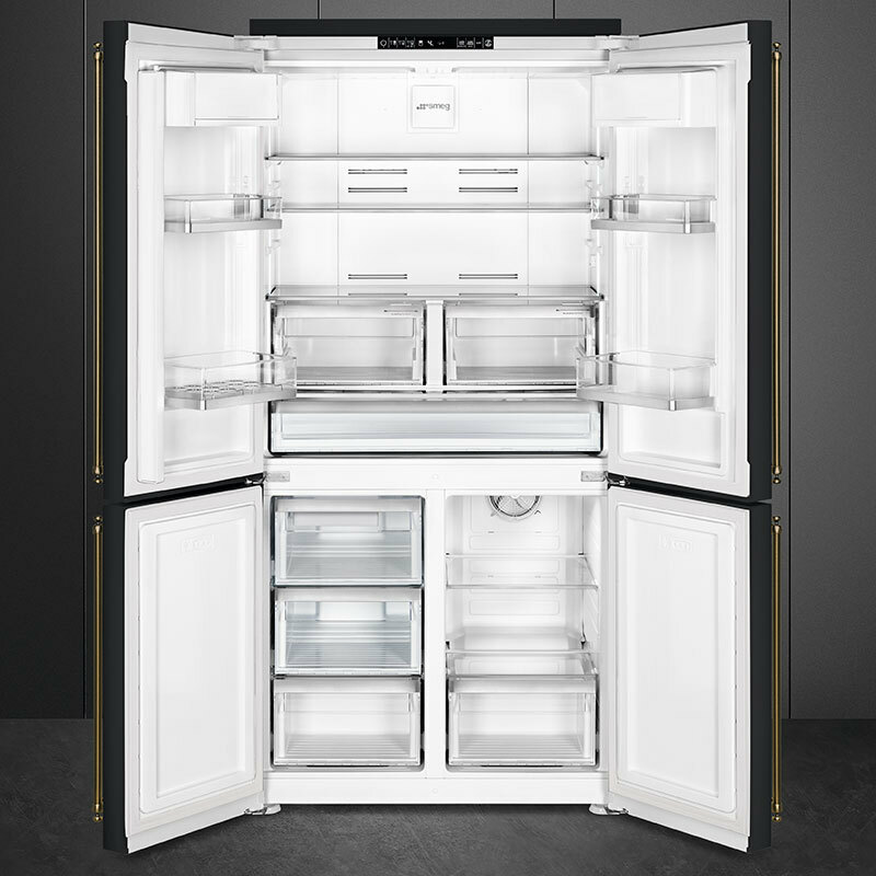 Frigorífico Americano Smeg FQ60CAO6 Gris Antracita