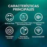 Frigorífico Americano Hisense RS818N4IIE1 Inox