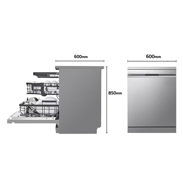 Lavavajillas LG DF587HVS 60 cm