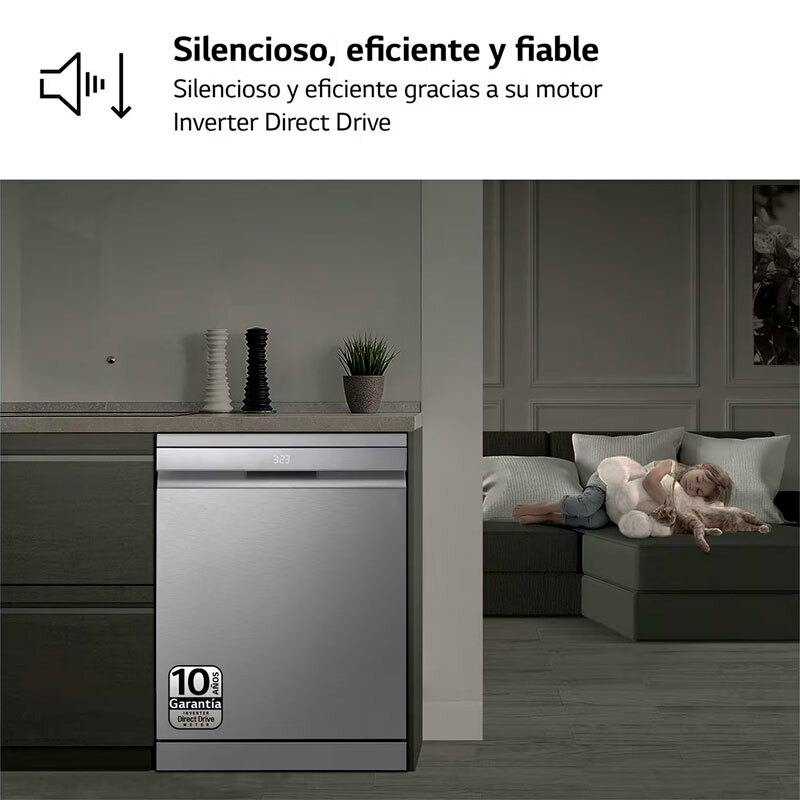 Lavavajillas LG DF587HVS 60 cm