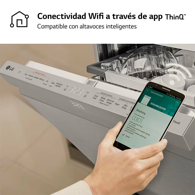 Lavavajillas LG DF587HVS 60 cm