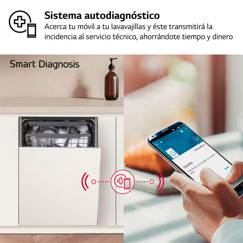 Lavavajillas integrable LG DB243TX 60 cm
