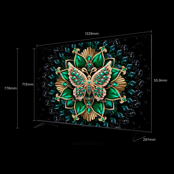 Televisor TCL 55C6K Mini LED 4K de 55"
